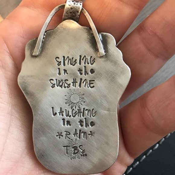 ❌SOLD❌Bumblebee Jasper & Royston Turquoise Pendant - Picture 7 of 8